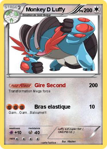 Pokemon Monkey D Luffy