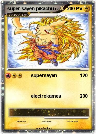 Pokemon super sayen pikachu