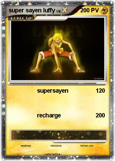 Pokemon super sayen luffy