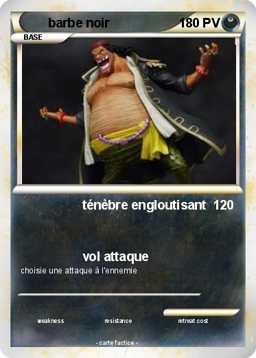 Pokemon barbe noir