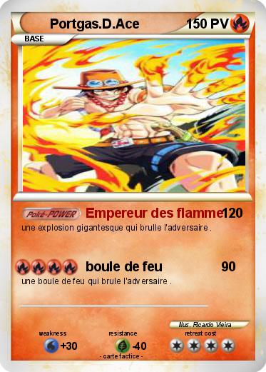 Pokemon Portgas.D.Ace