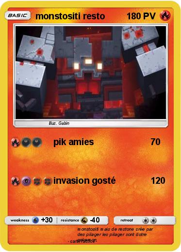 Pokemon monstositi resto