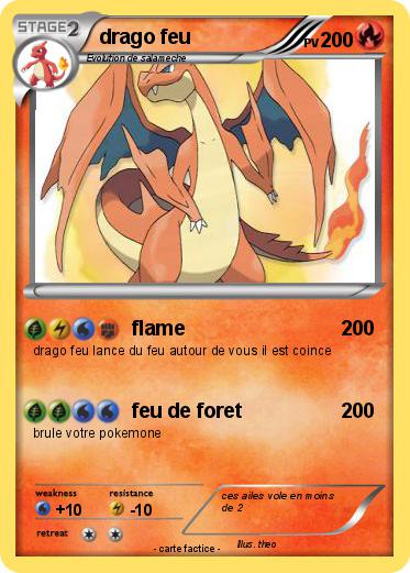 Pokemon drago feu