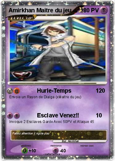 Pokemon Amirkhan Maitre du jeu