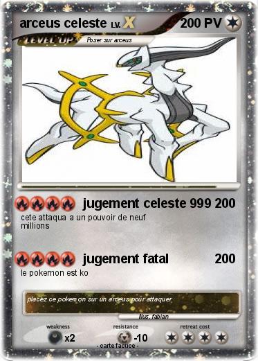 Pokemon arceus celeste