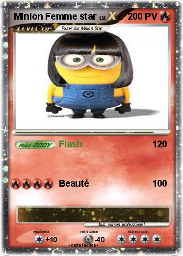 Pokemon Minion Femme star