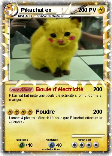 Pokemon Pikachat ex