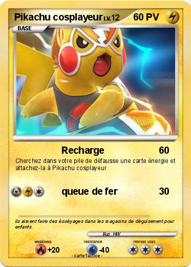 Pokemon Pikachu cosplayeur