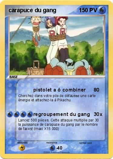 Pokemon carapuce du gang