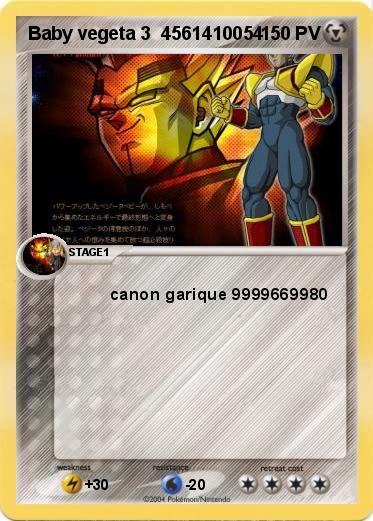 Pokemon Baby vegeta 3  4561410054