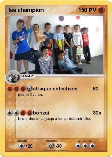 Pokemon les champion