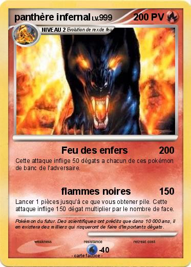 Pokemon panthère infernal