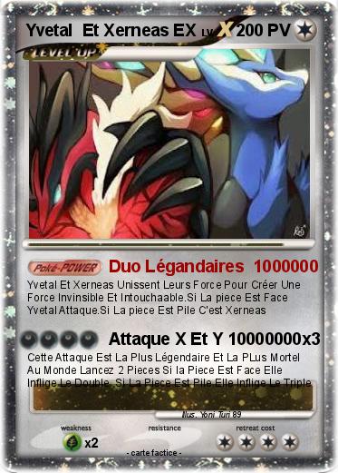 Pokemon Yvetal  Et Xerneas EX