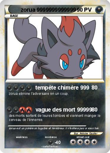 Pokemon zorua 9999999999999