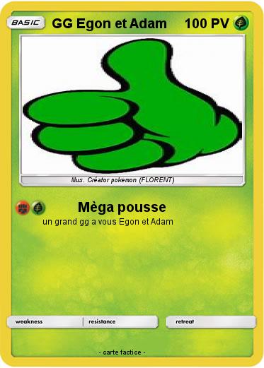 Pokemon GG Egon et Adam