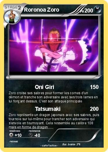 Pokemon Roronoa Zoro