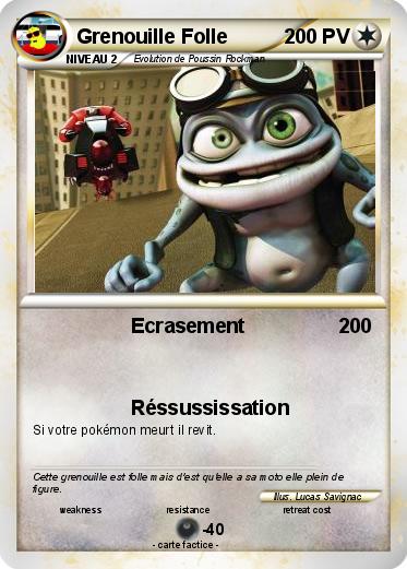 Pokemon Grenouille Folle