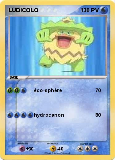 Pokemon LUDICOLO