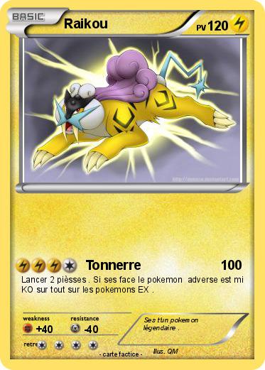 Pokemon Raikou