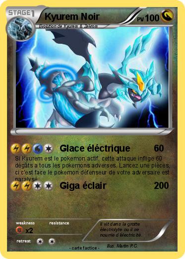 Pokemon Kyurem Noir