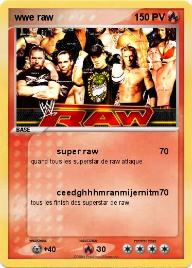 Pokemon wwe raw