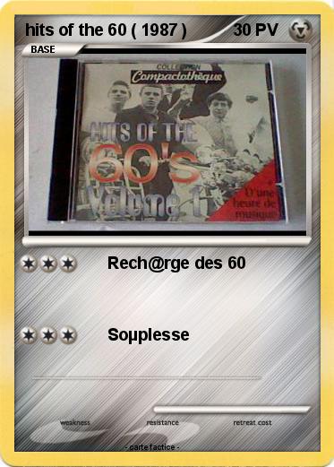 Pokemon hits of the 60 ( 1987 )