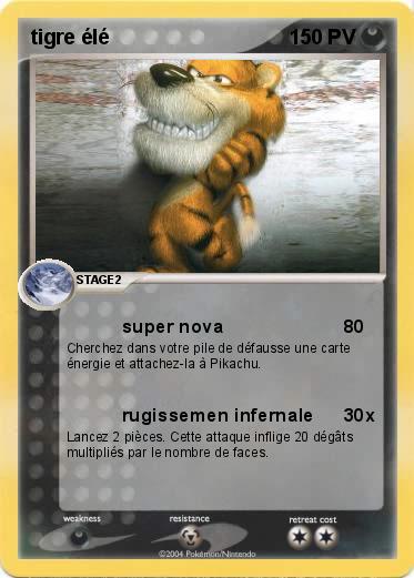 Pokemon tigre élé