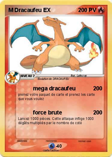 Pokemon M Dracaufeu EX
