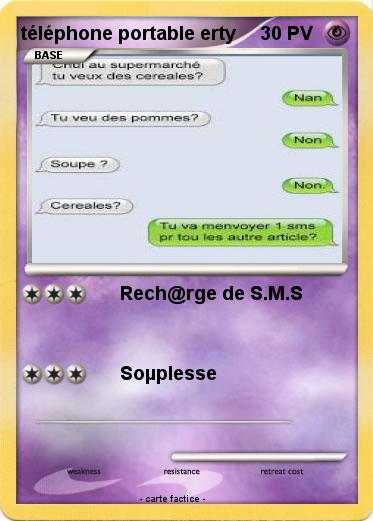 Pokemon téléphone portable erty