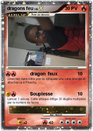 Pokemon dragons feu