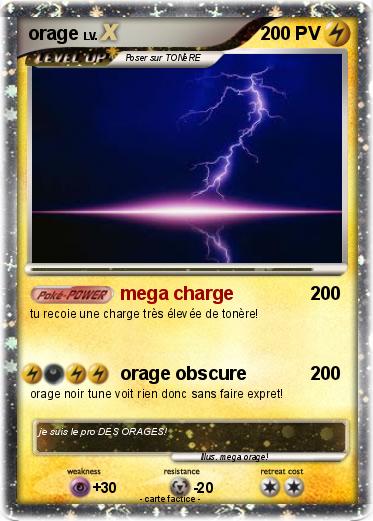 Pokemon orage