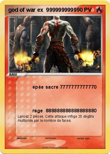 Pokemon god of war ex  9999999999