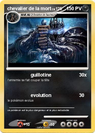 Pokemon chevalier de la mort