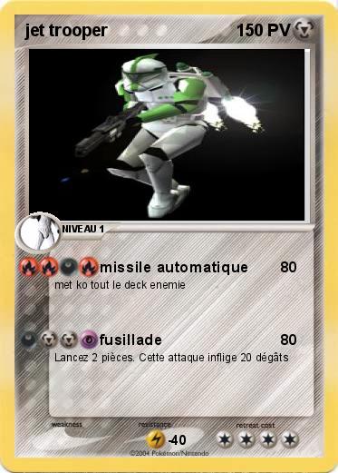 Pokemon jet trooper