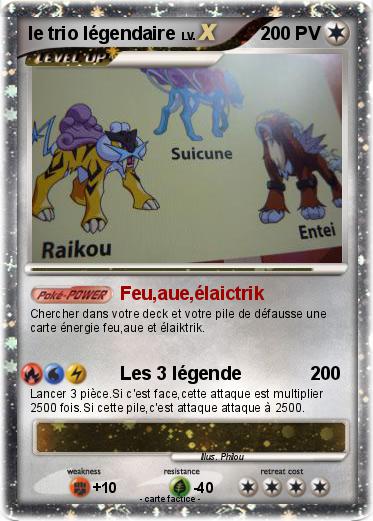 Pokemon le trio légendaire