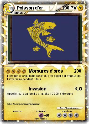 Pokemon Poisson d'or