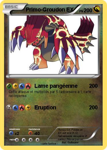 Pokemon Primo-Groudon EX