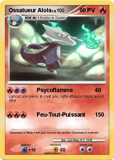 Pokemon Ossatueur Alola