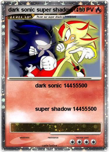 Pokemon dark sonic super shadow