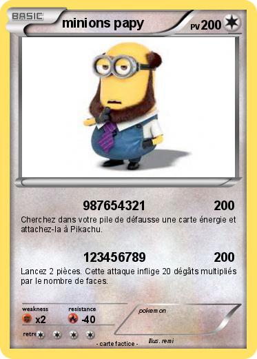Pokemon minions papy