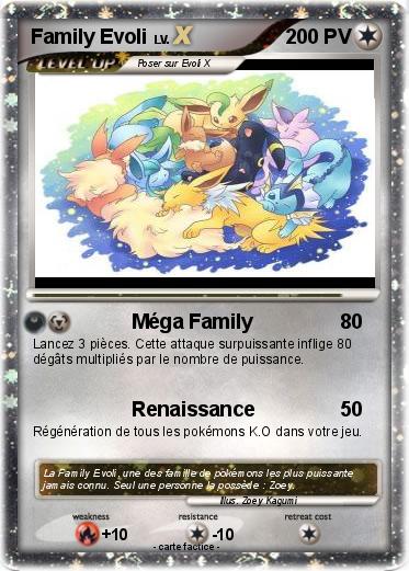 Pokemon Family Evoli