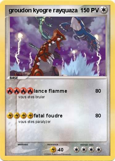 Pokemon groudon kyogre rayquaza