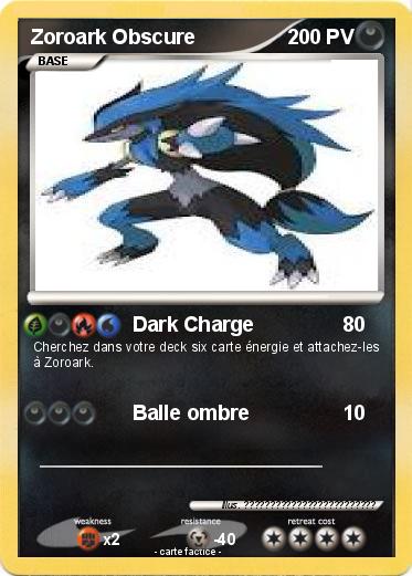 Pokemon Zoroark Obscure