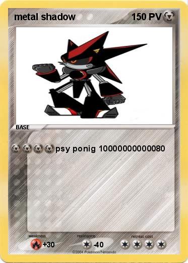 Pokemon metal shadow 