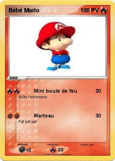 Pokemon Bébé Mario