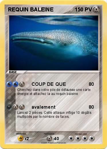 Pokemon REQUIN BALEINE 