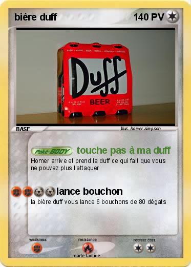 Pokemon bière duff