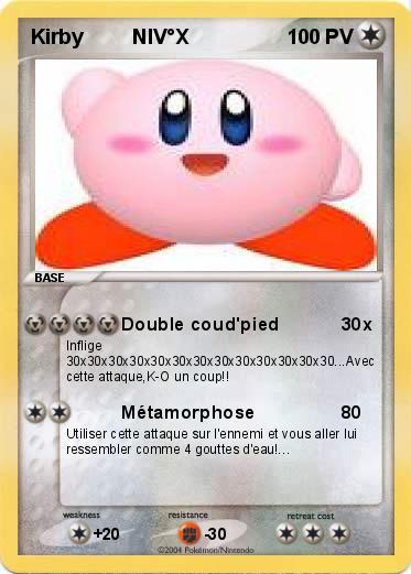 Pokemon Kirby         NIV°X