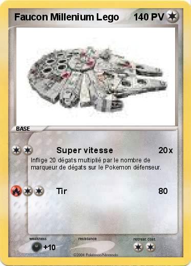 Pokemon Faucon Millenium Lego