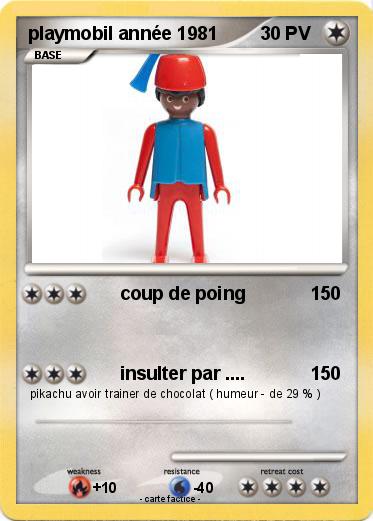 Pokemon playmobil année 1981